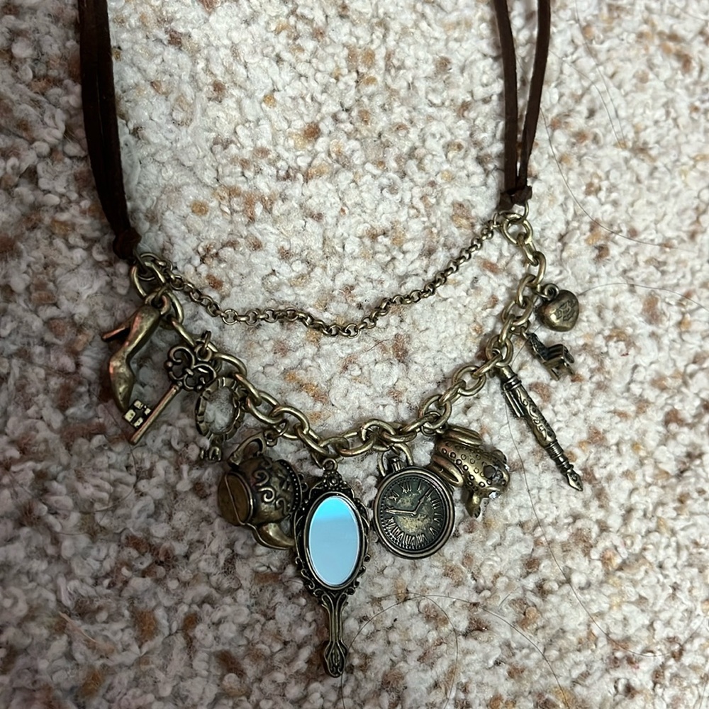 Betsy Johnson Vintage Charm Necklace